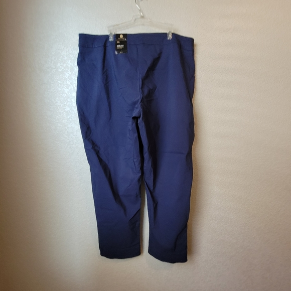 NWT Blue Jm Collection Diamonte Tab Pull-on Pants - Picture 4 of 8